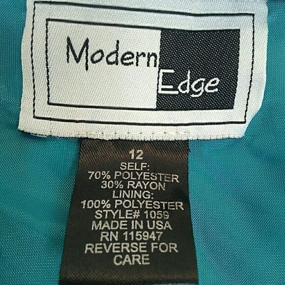 Modern Edge coat with rhinestone cluster buttons - Picture 8 of 8